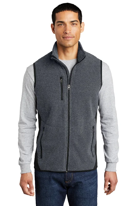 Plus Size Men's Cable - Knit Wool Vest in Navy for a Classic and Cozy Look Port Authority Mens R-Tek Pro Pill Resistant Fleece Full Zip Vest - Heather Charcoal Grey/Black Plus Size Men's Cable - Knit Wool Vest in Navy for a Classic and Cozy Look Port Authority Mens R-Tek Pro Pill Resistant Fleece Full Zip Vest - Heather Charcoal Grey/Black