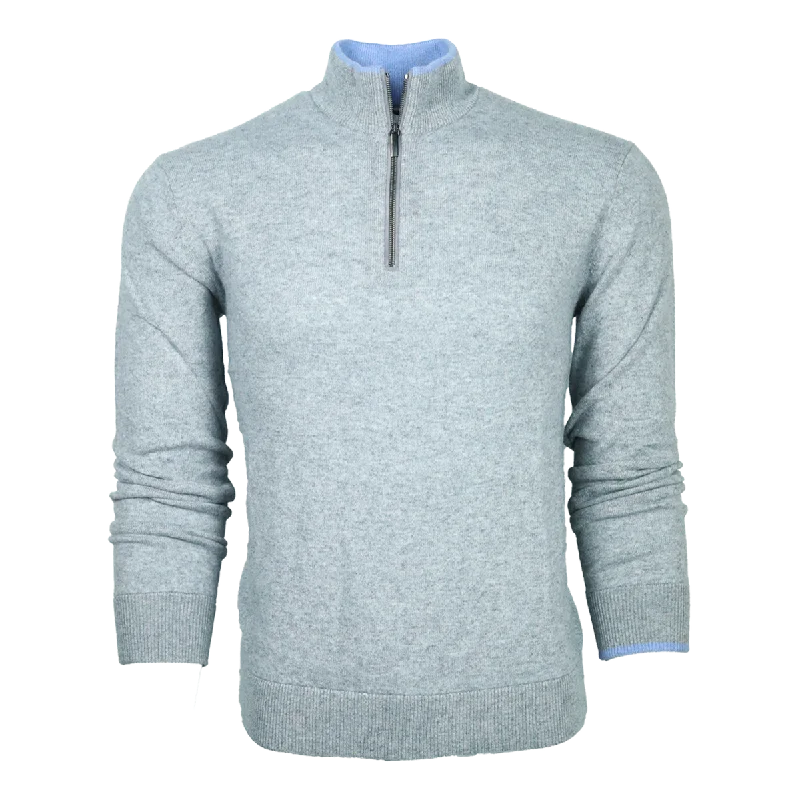 Men's Sweaters with Pintucked Details for a Textured Look Sebonack Quarter-Zip Sweater Men's Sweaters with Pintucked Details for a Textured Look Sebonack Quarter-Zip Sweater