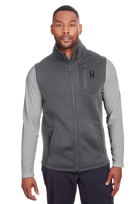 Men's Patterned Plaid Vest in Multicolor for a Preppy Look Spyder Mens Venom Full Zip Vest - Polar Grey Men's Patterned Plaid Vest in Multicolor for a Preppy Look Spyder Mens Venom Full Zip Vest - Polar Grey