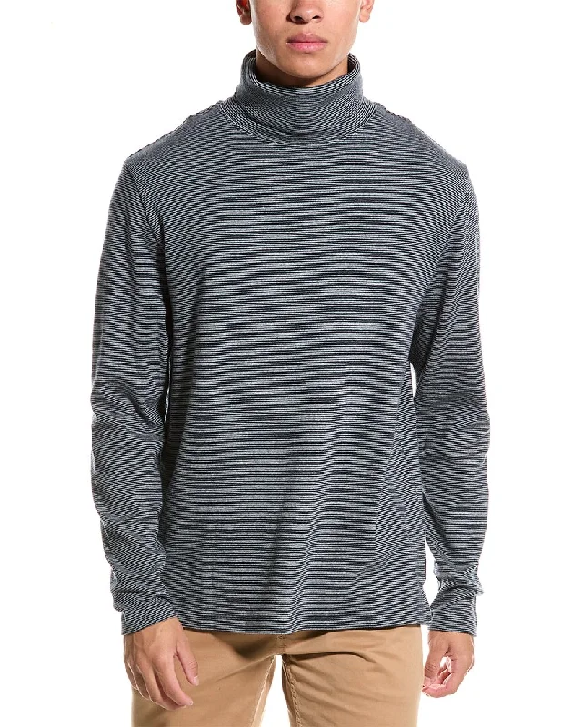 Men's Wool - Acrylic Blend Sweaters for Durability and Affordability Todd Snyder Striped Turtleneck Men's Wool - Acrylic Blend Sweaters for Durability and Affordability Todd Snyder Striped Turtleneck