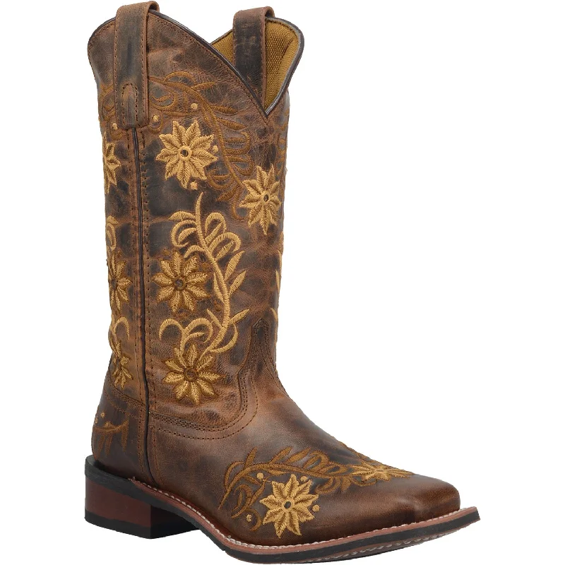 women's cowboy boots in black Laredo Womens Brown Secret Garden 11in Floral Cowboy Boots Leather women's cowboy boots in black Laredo Womens Brown Secret Garden 11in Floral Cowboy Boots Leather
