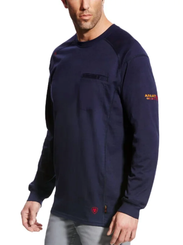 Men's antimicrobial t - shirts for odor - free freshness during travelAir Crew T-Shirt - Plus In Navy Men's antimicrobial t - shirts for odor - free freshness during travelAir Crew T-Shirt - Plus In Navy