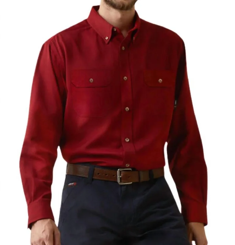 Men's UV - protection t - shirts for outdoor activities in the sunAir Inherent Work Shirt - Plus In Red Heather Men's UV - protection t - shirts for outdoor activities in the sunAir Inherent Work Shirt - Plus In Red Heather