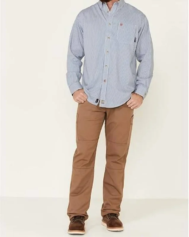 Men's ribbed t - shirts with a textured finish for added styleBasic Work Shirt-Plus In Bold Blue Stripe Men's ribbed t - shirts with a textured finish for added styleBasic Work Shirt-Plus In Bold Blue Stripe