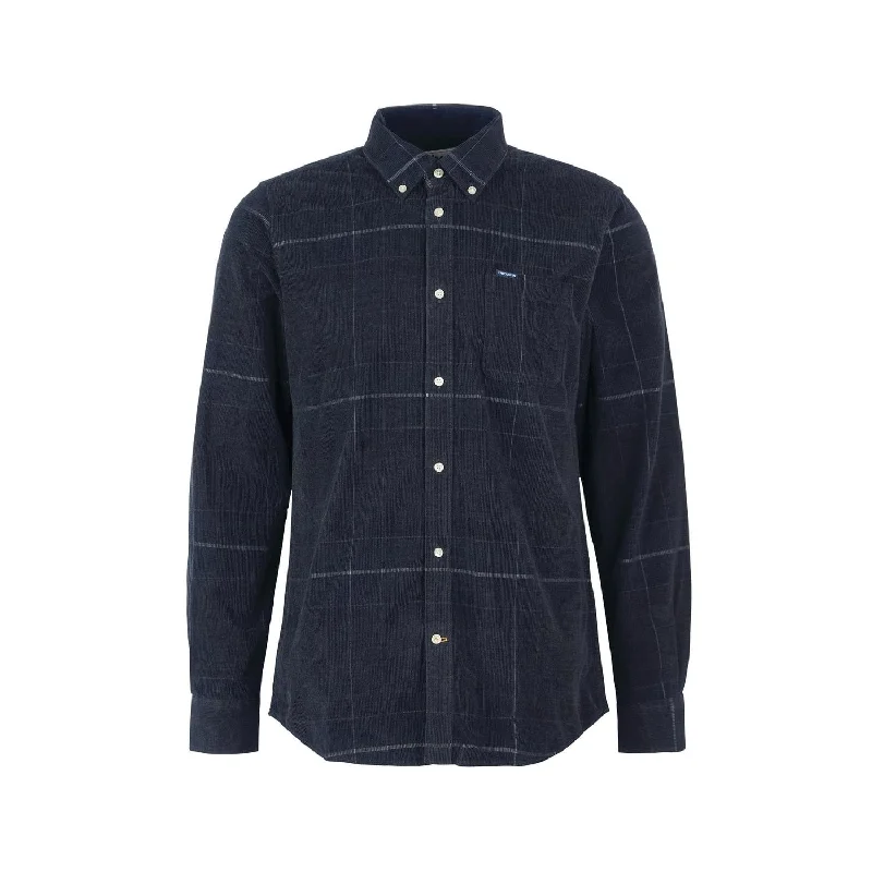 Men's tie - dye t - shirts with a bohemian styleBlair Tailored Shirt In Black Slate