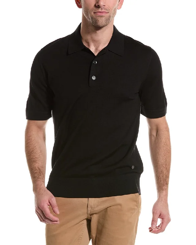 Men's UV - protection t - shirts for outdoor activities in the sunBurberry Wool & Silk-Blend Polo Shirt Men's UV - protection t - shirts for outdoor activities in the sunBurberry Wool & Silk-Blend Polo Shirt