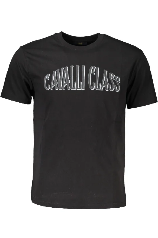 Men's UV - protection t - shirts for outdoor activities in the sunCavalli Class Elegant Cavalli Class Cotton Men's Tee Men's UV - protection t - shirts for outdoor activities in the sunCavalli Class Elegant Cavalli Class Cotton Men's Tee