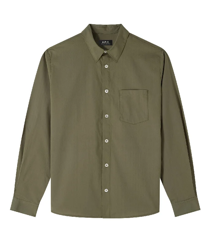 Men's long - sleeve henley t - shirts with button - down placketsClÃment shirt