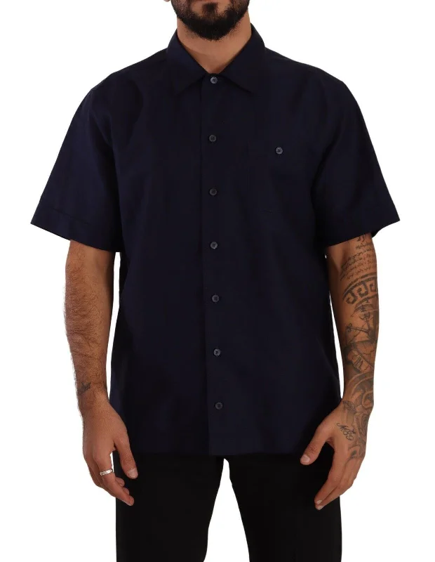 Men's tie - dye t - shirts with a bohemian styleDolce & Gabbana Elegant Button-Down Casual Men's Shirt Men's tie - dye t - shirts with a bohemian styleDolce & Gabbana Elegant Button-Down Casual Men's Shirt