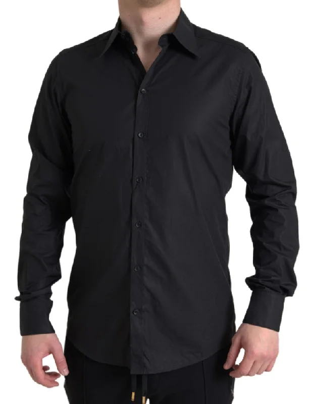 Men's long - sleeve henley t - shirts with button - down placketsDolce & Gabbana Elegant Button Formal Men's Shirt Men's long - sleeve henley t - shirts with button - down placketsDolce & Gabbana Elegant Button Formal Men's Shirt