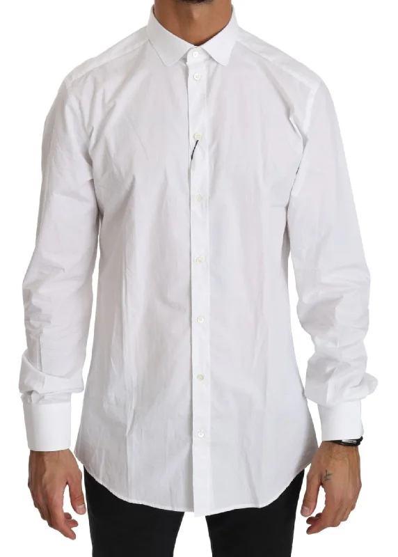 Men's UV - protection t - shirts for outdoor activities in the sunDolce & Gabbana Elegant Cotton Fit Men's Shirt Men's UV - protection t - shirts for outdoor activities in the sunDolce & Gabbana Elegant Cotton Fit Men's Shirt