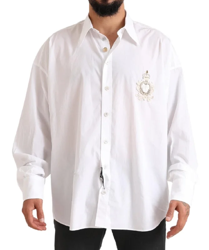 Men's moisture - wicking athletic t - shirts for intense workoutsDolce & Gabbana Elegant Cotton Formal Men's Shirt Men's moisture - wicking athletic t - shirts for intense workoutsDolce & Gabbana Elegant Cotton Formal Men's Shirt