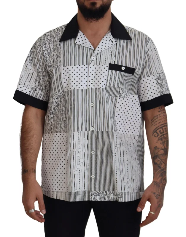 Men's slim - fit graphic t - shirts with vintage rock band printsDolce & Gabbana Elegant & Cotton Men's Shirt Men's slim - fit graphic t - shirts with vintage rock band printsDolce & Gabbana Elegant & Cotton Men's Shirt