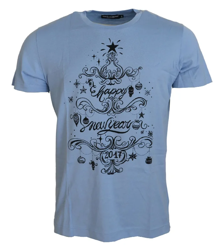 Men's button - front t - shirts with a unique artistic printDolce & Gabbana Elegant Cotton Men's Tee Men's button - front t - shirts with a unique artistic printDolce & Gabbana Elegant Cotton Men's Tee