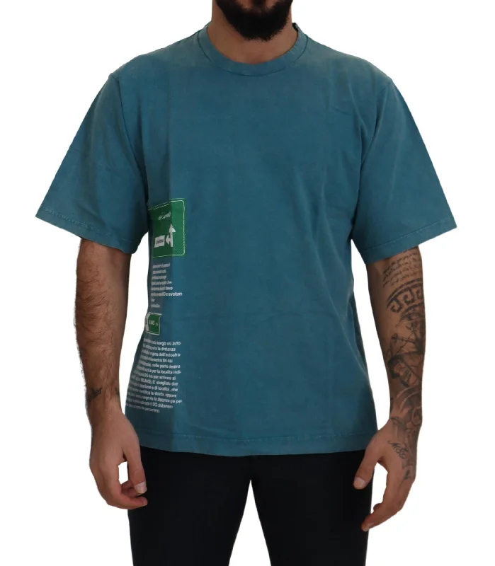 Men's polo t - shirts with a contrast collar for a preppy lookDolce & Gabbana Elegant Crew Neck Cotton Tee in Men's Men's polo t - shirts with a contrast collar for a preppy lookDolce & Gabbana Elegant Crew Neck Cotton Tee in Men's