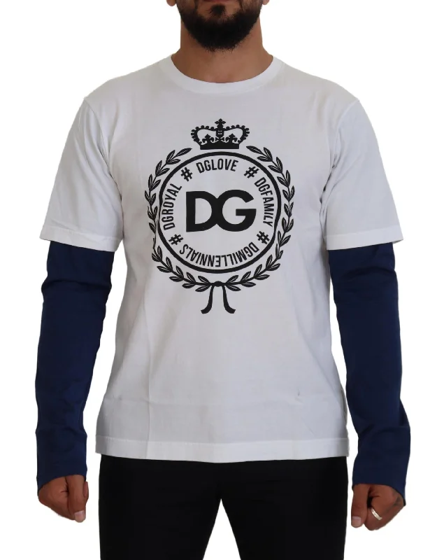 Men's UV - protection t - shirts for outdoor activities in the sunDolce & Gabbana Elegant Crew-Neck Pullover Men's Sweater Men's UV - protection t - shirts for outdoor activities in the sunDolce & Gabbana Elegant Crew-Neck Pullover Men's Sweater