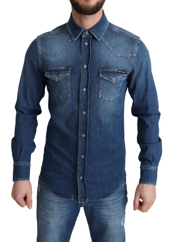 Men's short - sleeve linen t - shirts for summer beach outingsDolce & Gabbana Elegant Long Sleeve Casual Men's Shirt Men's short - sleeve linen t - shirts for summer beach outingsDolce & Gabbana Elegant Long Sleeve Casual Men's Shirt