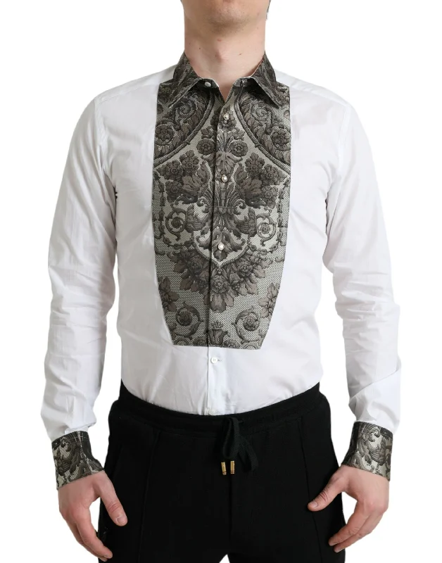 Men's printed Hawaiian t - shirts for tropical vacationsDolce & Gabbana Elegant Slim Fit French Cuff Dress Men's Shirt Men's printed Hawaiian t - shirts for tropical vacationsDolce & Gabbana Elegant Slim Fit French Cuff Dress Men's Shirt