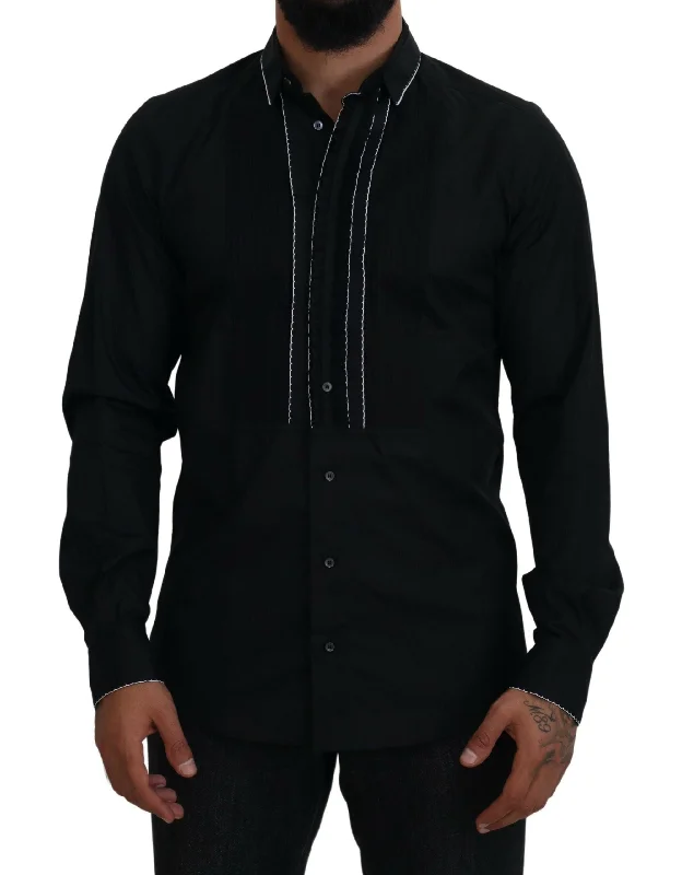 Men's tie - dye t - shirts with a bohemian styleDolce & Gabbana Elegant Slim Fit Tuxedo Dress Men's Shirt Men's tie - dye t - shirts with a bohemian styleDolce & Gabbana Elegant Slim Fit Tuxedo Dress Men's Shirt
