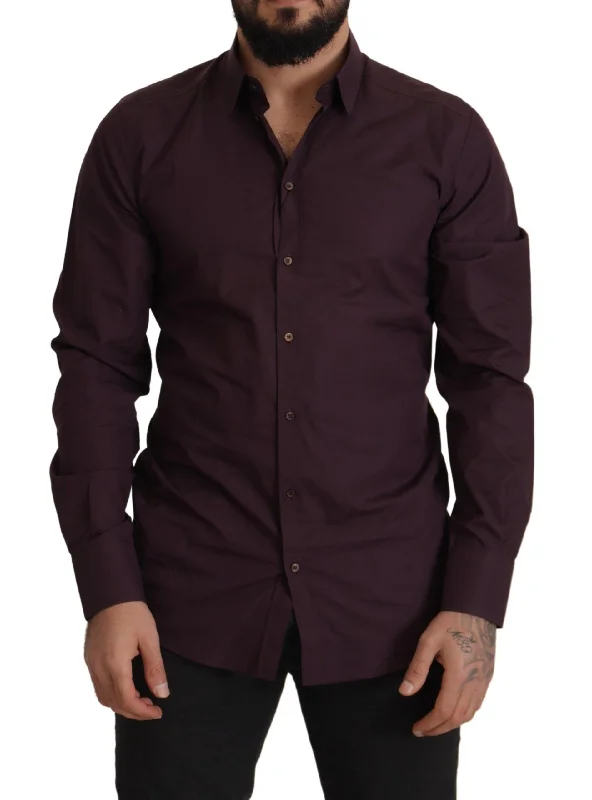 Men's polo t - shirts with a contrast collar for a preppy lookDolce & Gabbana Regal Slim Fit Dress Men's Shirt Men's polo t - shirts with a contrast collar for a preppy lookDolce & Gabbana Regal Slim Fit Dress Men's Shirt