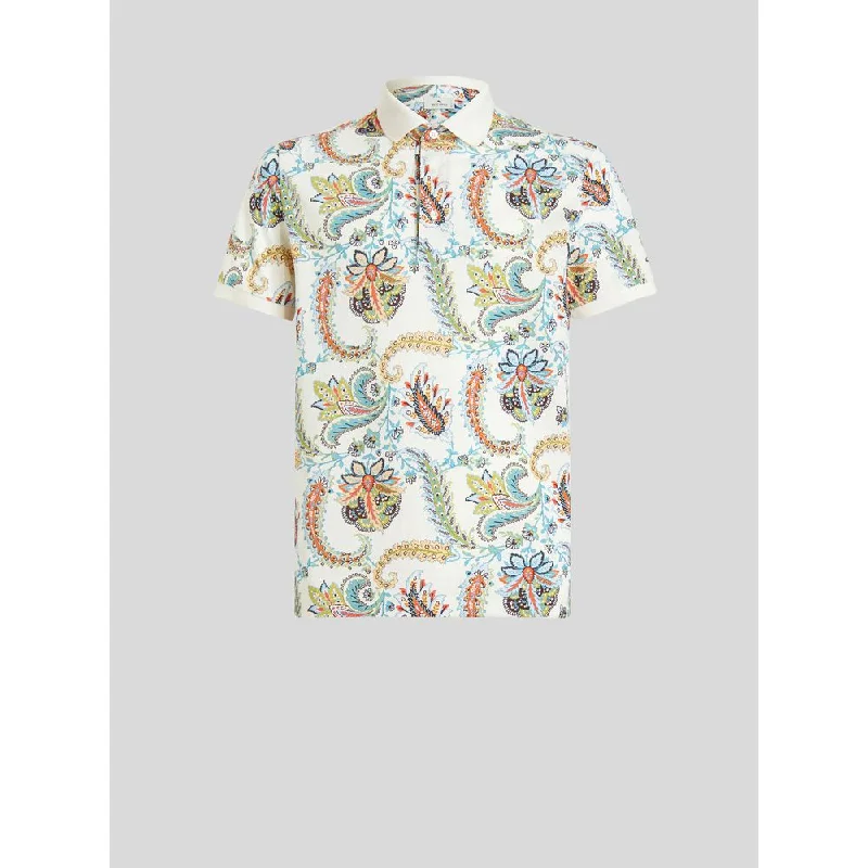 Men's lightweight performance t - shirts for running marathonsFloral Paisley Design Jacquard Polo Shirt Men's lightweight performance t - shirts for running marathonsFloral Paisley Design Jacquard Polo Shirt