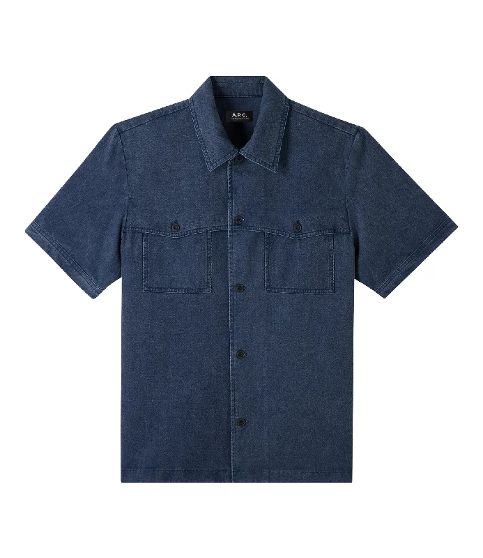 Men's tie - dye t - shirts with a bohemian styleGilles short-sleeve shirt