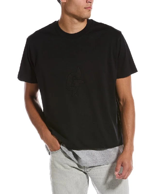 Men's v - neck muscle t - shirts for a body - building aestheticGivenchy G Rider Oversized T-Shirt