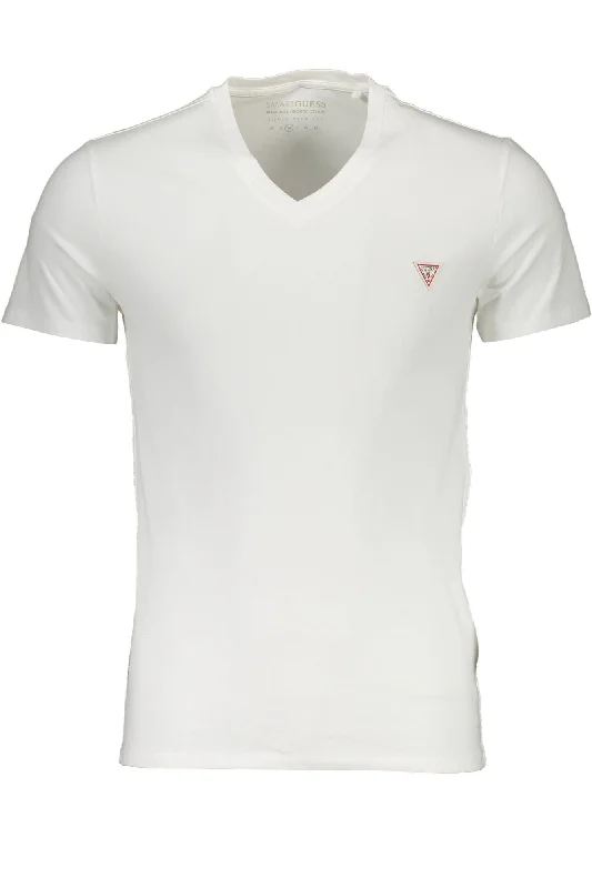 Men's thermal t - shirts with a high - neck design for cold weatherGuess Jeans Chic Slim Fit V-Neck Men's Tee Men's thermal t - shirts with a high - neck design for cold weatherGuess Jeans Chic Slim Fit V-Neck Men's Tee