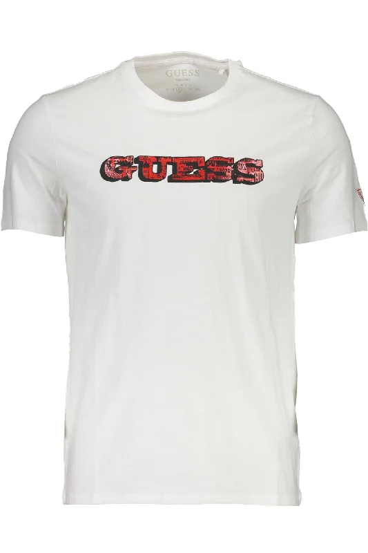Men's UV - protection t - shirts for outdoor activities in the sunGuess Jeans Sleek Cotton Slim Tee with Logo Men's Print Men's UV - protection t - shirts for outdoor activities in the sunGuess Jeans Sleek Cotton Slim Tee with Logo Men's Print