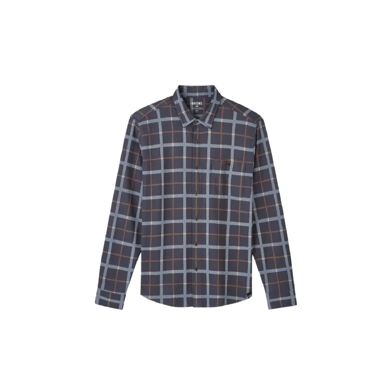 Men's button - front t - shirts with a unique artistic printHardy Flannel Shirt In Navy/winward/topaz Men's button - front t - shirts with a unique artistic printHardy Flannel Shirt In Navy/winward/topaz