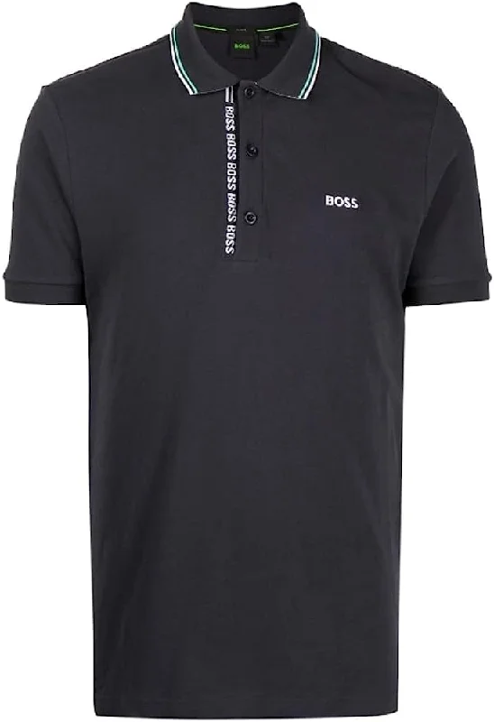 Men's moisture - wicking athletic t - shirts for intense workoutsHugo Boss Men Paule Navy Blue PiqueLogo Polo Shirt Men's moisture - wicking athletic t - shirts for intense workoutsHugo Boss Men Paule Navy Blue PiqueLogo Polo Shirt