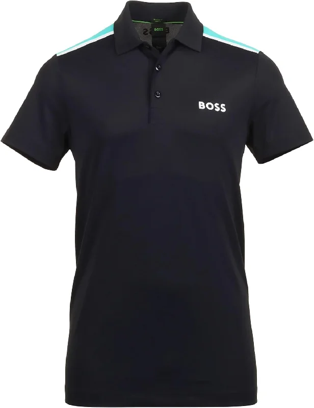 Men's eco - friendly recycled t - shirts for sustainable fashion choicesHugo Boss Men's Paddytech Stretch Polo, Navy Men's eco - friendly recycled t - shirts for sustainable fashion choicesHugo Boss Men's Paddytech Stretch Polo, Navy