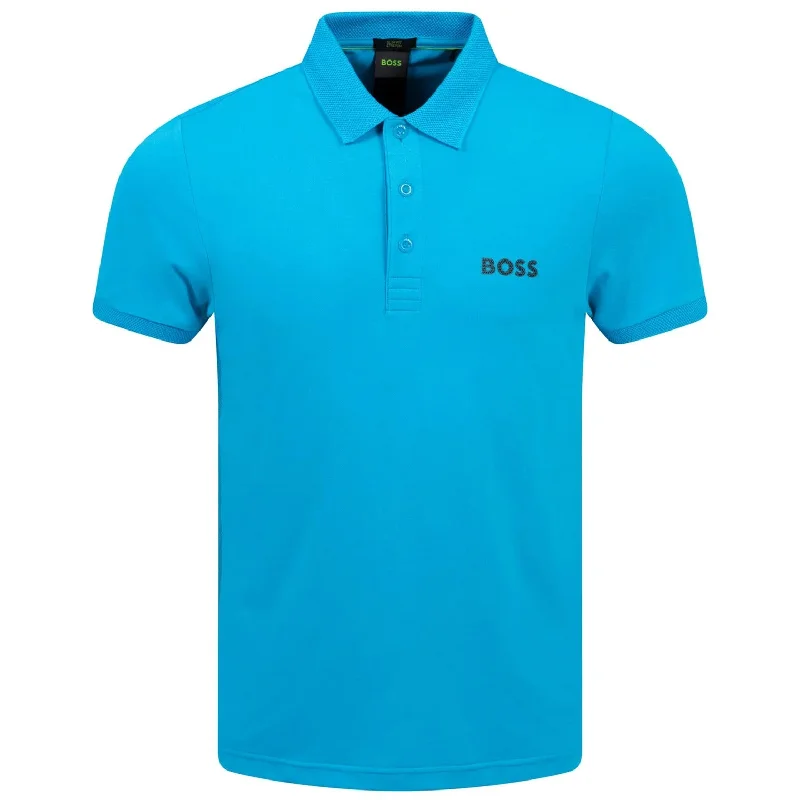 Men's plus - size pocket t - shirts with a classic lookHugo Boss Men's Paule Cotton Slim Fit Polo Shirt, Turquoise Men's plus - size pocket t - shirts with a classic lookHugo Boss Men's Paule Cotton Slim Fit Polo Shirt, Turquoise