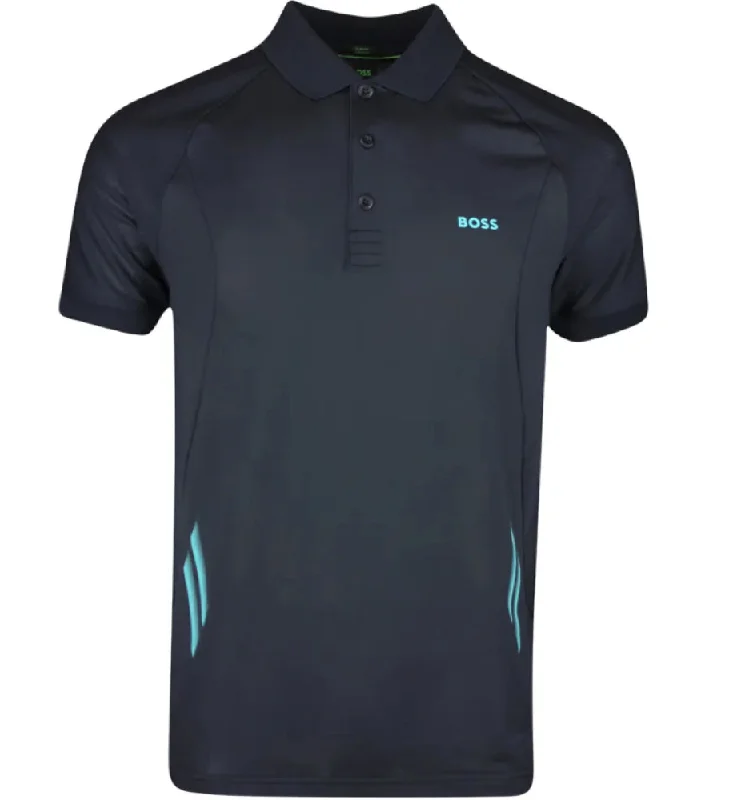Men's printed Hawaiian t - shirts for tropical vacationsHugo Boss Men's Piraq Active 1 Training Polo Shirt, Navy Men's printed Hawaiian t - shirts for tropical vacationsHugo Boss Men's Piraq Active 1 Training Polo Shirt, Navy
