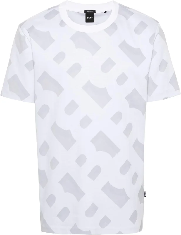 Men's antimicrobial t - shirts for odor - free freshness during travelHugo Boss Men's Tiburt 419 Logo Crew Neck T-Shirt, White Men's antimicrobial t - shirts for odor - free freshness during travelHugo Boss Men's Tiburt 419 Logo Crew Neck T-Shirt, White