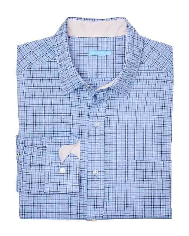 Men's tie - dye t - shirts with a bohemian styleJ.McLaughlin Mini Plaid Gramercy Shirt Men's tie - dye t - shirts with a bohemian styleJ.McLaughlin Mini Plaid Gramercy Shirt