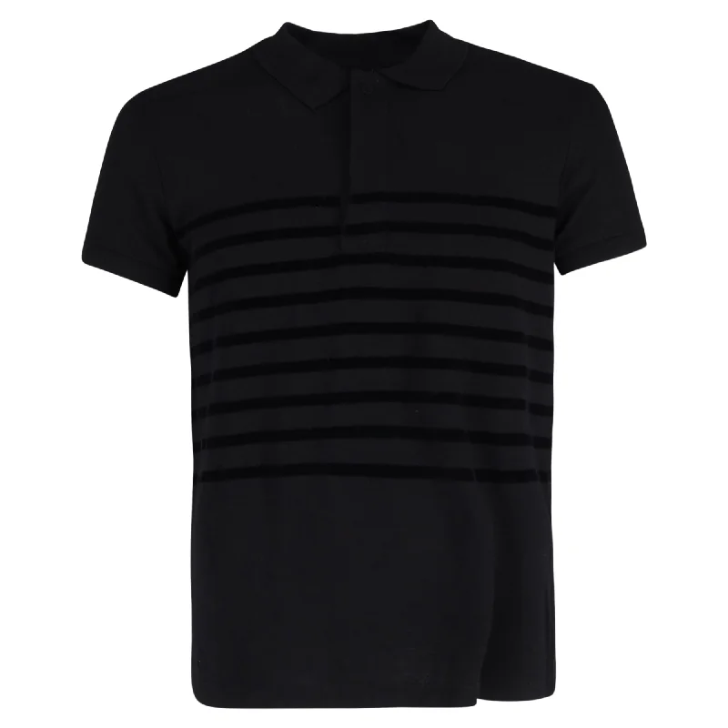 Men's v - neck muscle t - shirts for a body - building aestheticJean Paul Gaultier Polo Shirt in Black Stripes Cotton Men's v - neck muscle t - shirts for a body - building aestheticJean Paul Gaultier Polo Shirt in Black Stripes Cotton