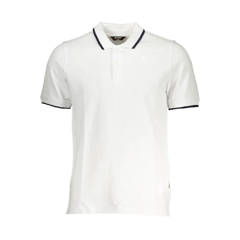 Men's distressed denim - look t - shirts with a rugged appealK-WAY Cotton Polo Men's Shirt Men's distressed denim - look t - shirts with a rugged appealK-WAY Cotton Polo Men's Shirt