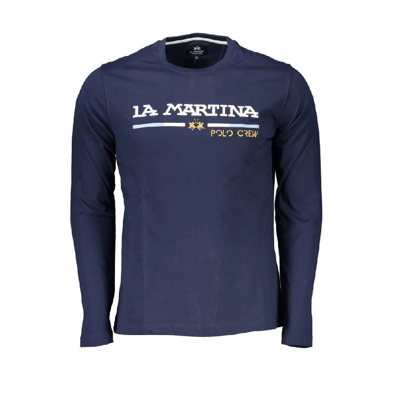 Men's distressed denim - look t - shirts with a rugged appealLa Martina Cotton Men's T-Shirt Men's distressed denim - look t - shirts with a rugged appealLa Martina Cotton Men's T-Shirt