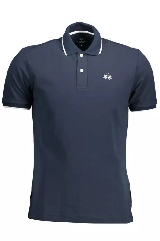 Men's slim - fit graphic t - shirts with vintage rock band printsLa Martina Elegant Contrasting Detail Polo Men's Shirt Men's slim - fit graphic t - shirts with vintage rock band printsLa Martina Elegant Contrasting Detail Polo Men's Shirt