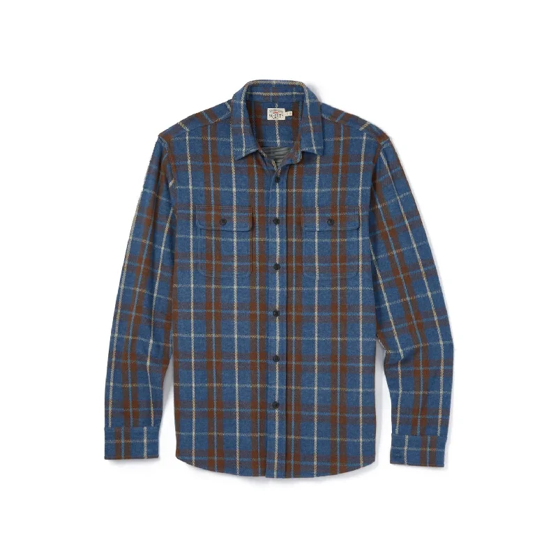 Men's slim - fit graphic t - shirts with vintage rock band printsLegend Sweater Shirt In Alpine Lake Plaid Men's slim - fit graphic t - shirts with vintage rock band printsLegend Sweater Shirt In Alpine Lake Plaid