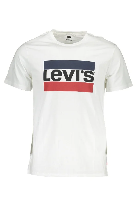 Men's UV - protection t - shirts for outdoor activities in the sunLevi's Crisp Crew Neck Cotton Tee with Logo Men's Print Men's UV - protection t - shirts for outdoor activities in the sunLevi's Crisp Crew Neck Cotton Tee with Logo Men's Print