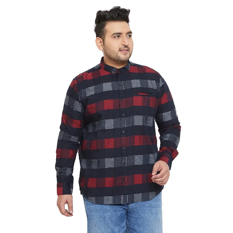 Men's UV - protection t - shirts for outdoor activities in the sunMen Flat Collar Checkered Full Sleeve Shirt Men's UV - protection t - shirts for outdoor activities in the sunMen Flat Collar Checkered Full Sleeve Shirt