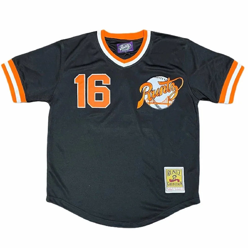 Men's long - sleeve henley t - shirts with button - down placketsMen's Away San Francisco Short Sleeve Jersey In Black/orange Men's long - sleeve henley t - shirts with button - down placketsMen's Away San Francisco Short Sleeve Jersey In Black/orange