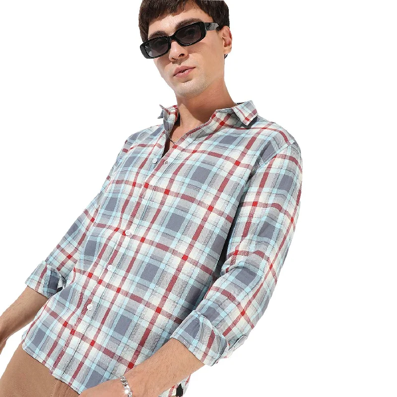 Men's organic cotton crew - neck t - shirts for everyday comfortMen's Checkered Casual Shirt Men's organic cotton crew - neck t - shirts for everyday comfortMen's Checkered Casual Shirt