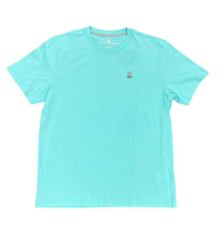 Men's moisture - wicking athletic t - shirts for intense workoutsMen's Classic Crew Tee In Pool Men's moisture - wicking athletic t - shirts for intense workoutsMen's Classic Crew Tee In Pool