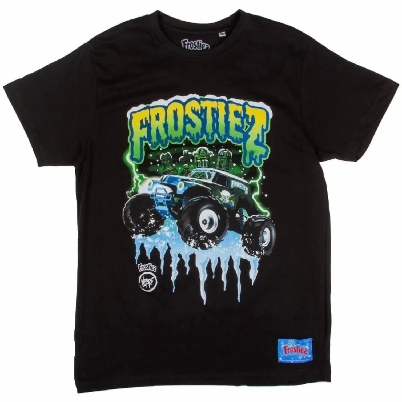 Men's eco - friendly recycled t - shirts for sustainable fashion choicesMen's Frost Digger Short Sleeve Tee In Black Men's eco - friendly recycled t - shirts for sustainable fashion choicesMen's Frost Digger Short Sleeve Tee In Black