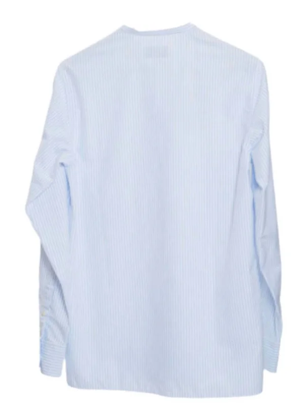 Men's UV - protection t - shirts for outdoor activities in the sunMen's Gaston Brushed Candy Co Stripe Shirt In Baby Blue,white Men's UV - protection t - shirts for outdoor activities in the sunMen's Gaston Brushed Candy Co Stripe Shirt In Baby Blue,white