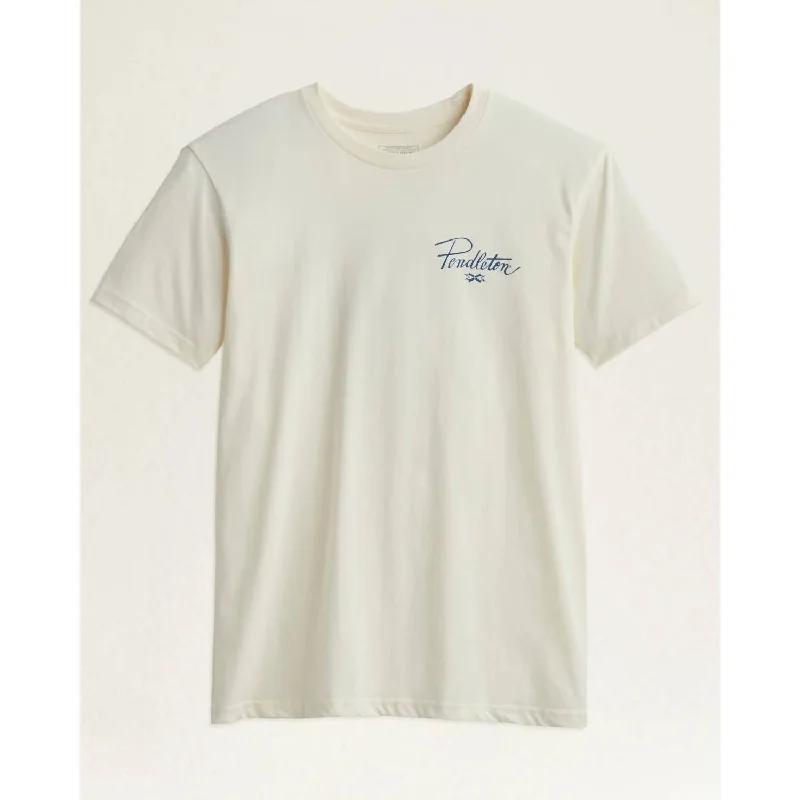 Men's polo t - shirts with a contrast collar for a preppy lookMen's Heritage Tee In Antique Logo/ Natural Men's polo t - shirts with a contrast collar for a preppy lookMen's Heritage Tee In Antique Logo/ Natural