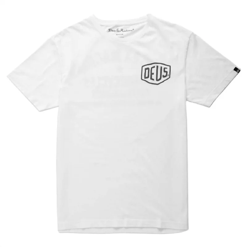 Men's long - sleeve henley t - shirts with button - down placketsMen's Milano Address Tee In White Men's long - sleeve henley t - shirts with button - down placketsMen's Milano Address Tee In White
